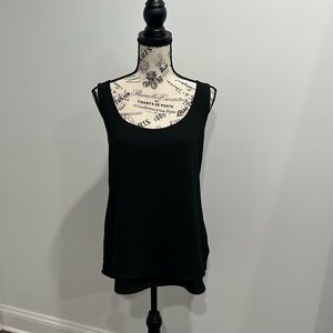 Banana Republic Black Cami Tank Blouse (XL)